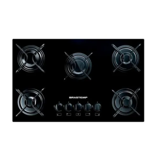 Cooktop a Gás 5 Bocas Brastemp BDD75AE Bivolt