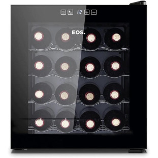 Adega 16 Garrafas Preta EOS EAE16 Bivolt