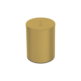 Lixeira Útil em Aço Inox Acetinado Gold Matte 5L Tramontina 