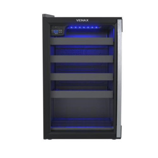Adega Piubella 100 Preto Porta Invertida Venax 220V
