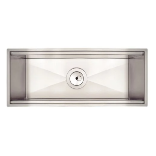 Canal Organizador de Sobrepor em Aço Inox Scotch Brite Tramontina 45x18