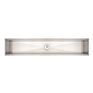 Canal Organizador Sobrepor Aço Inox Scotch Brite 90x18 cm Tramontina