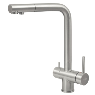 Misturador Monocomando Monde Filter Plus Inox + Filtro 3M Tramontina