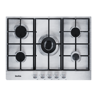 Cooktop a Gás Inox 70 cm Invita Bivolt
