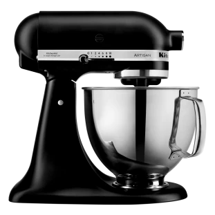 Batedeira Stand Mixer Artisian KitchenAid Black Matte 220V