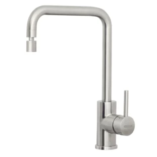 Monocomando Angolare Aço Inox Scotch Brite Bica Articulada Tramontina 